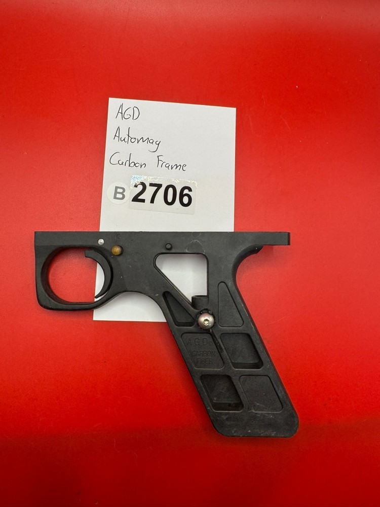 AGD Automag Carbon Paintball Marker Frame Black