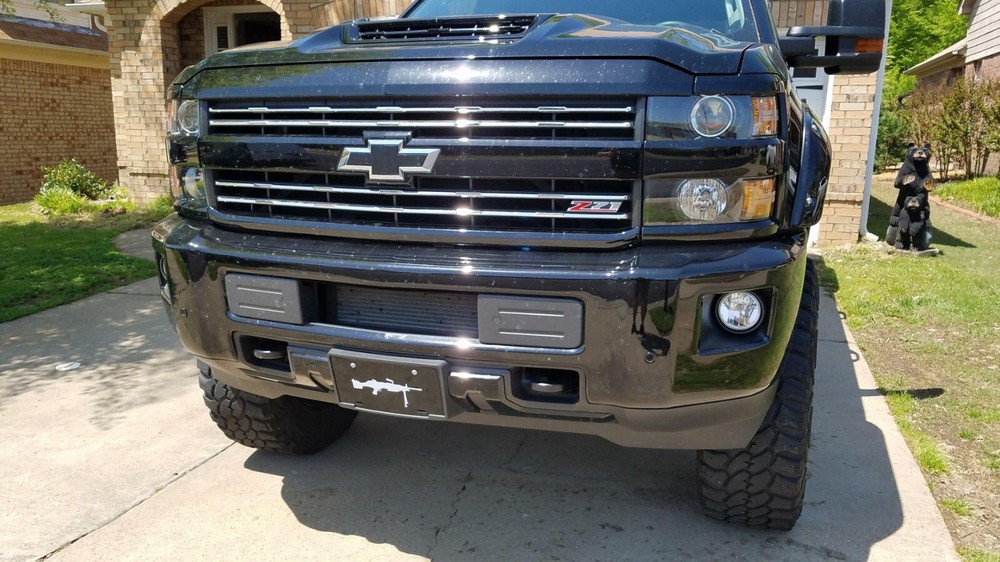 (1) BLANK "BLACK" ALUMINUM LICENSE PLATE 6"x12"