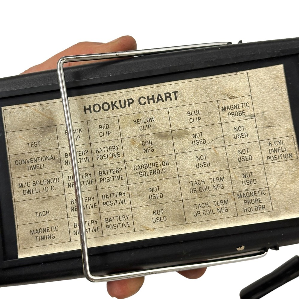AC Delco One ST-129 Microprocessor Digital Tach Dwell Magnetic Timing Analyzer