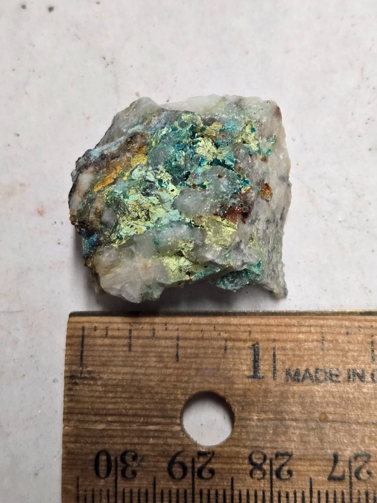 Beautiful blue Caledonite specimen