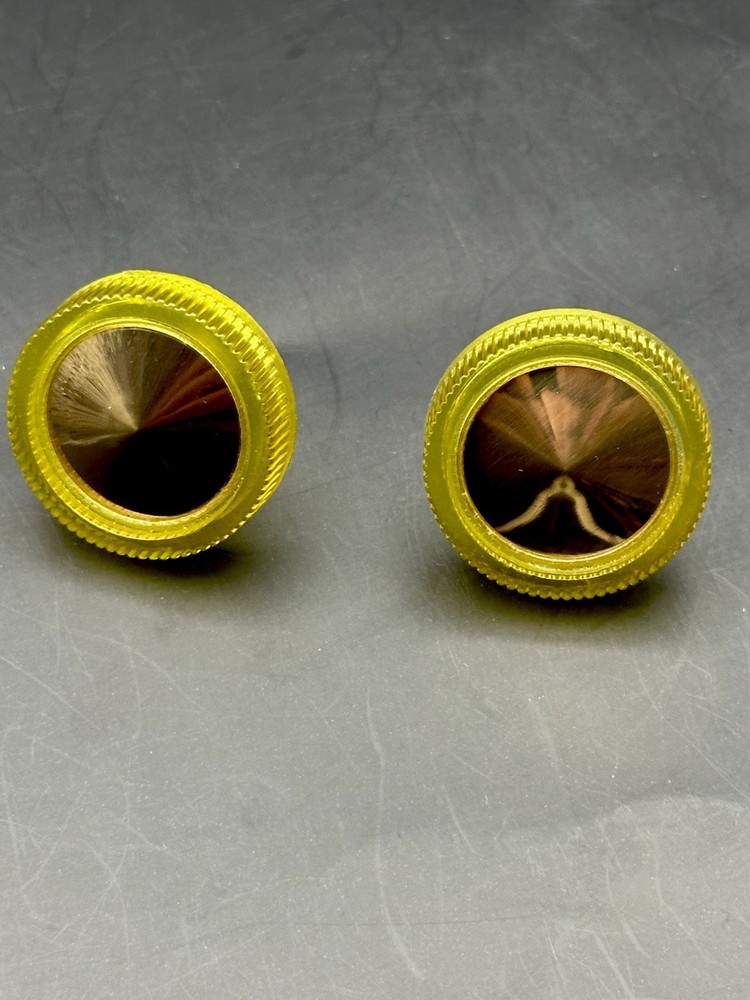 Vintage Bakelite Radio Knobs Pair. Beautiful!!!