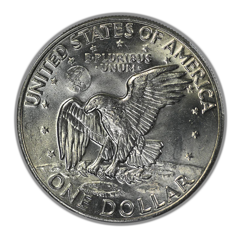 1973-D Clad Eisenhower Ike Dollar $1 PCGS MS64 CAC
