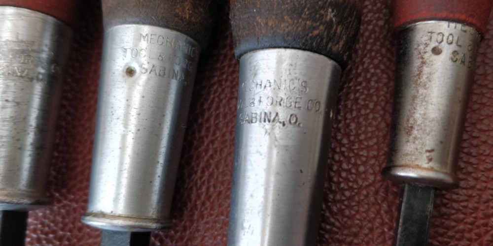 NOS!! MAC TOOLS Screwdriver Set ~ Early model MECHANICS FORGE & TOOL CO.