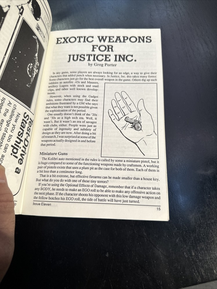 Adventurers Club Fall 1987 Issue #11 Iron Crown