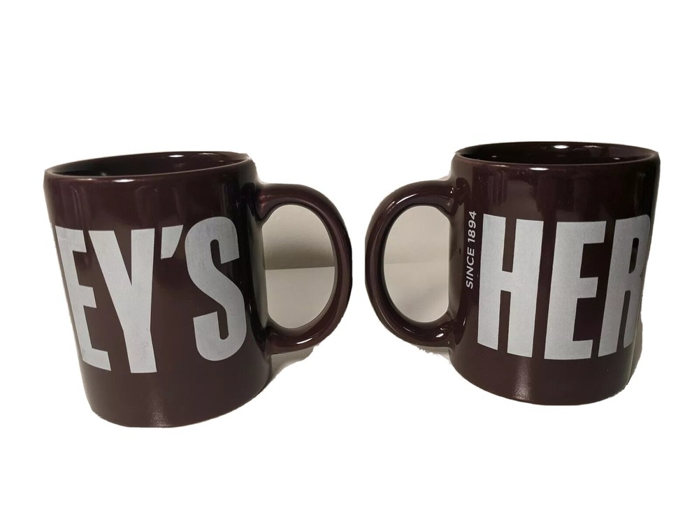 Hershey Coffee Cups Mugs Set of 2 MAR2020