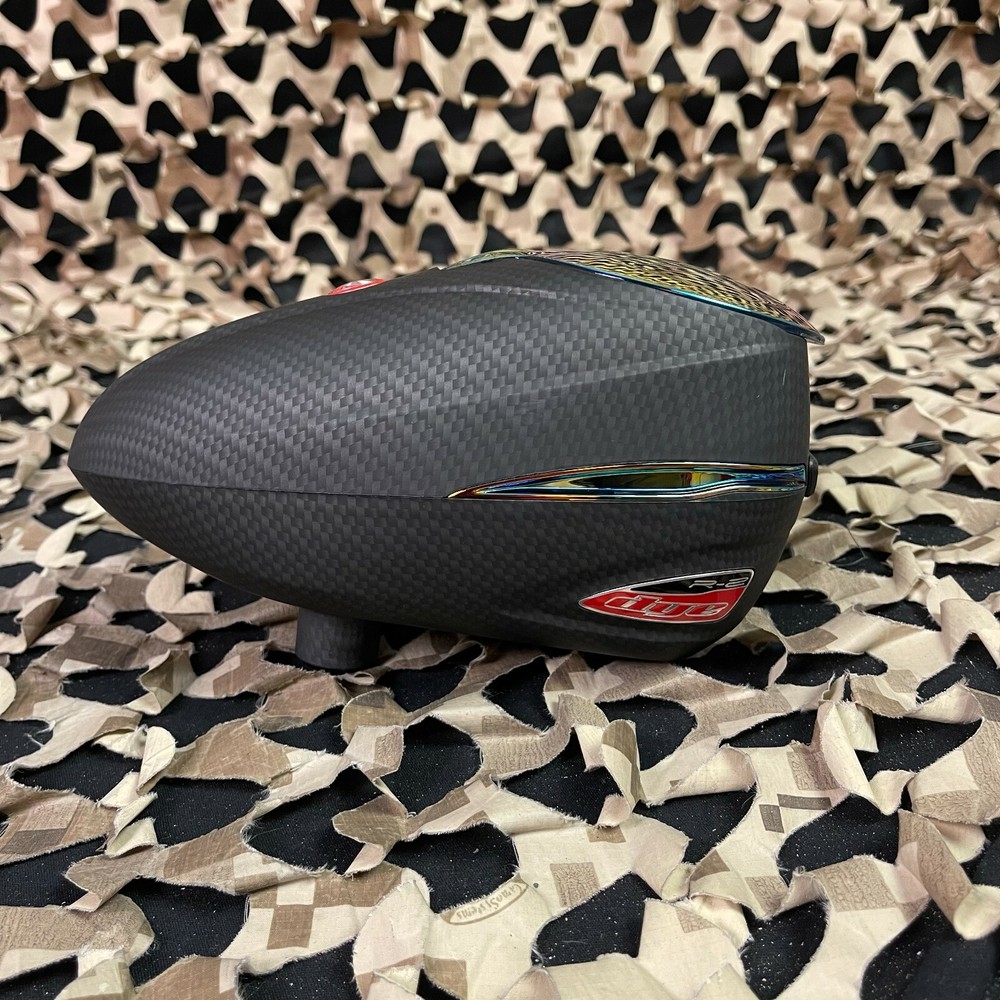 NEW Dye Rotor R2 Paintball Loader - Carbon/Fire