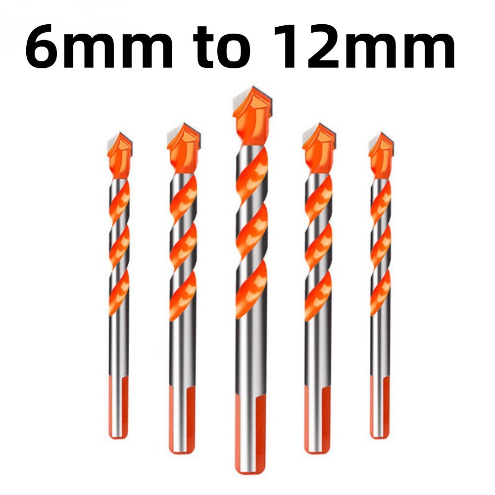 Multi Construction Bits Masonry Concrete Wood Tile Drills Bit Tools 6mm to 12mm