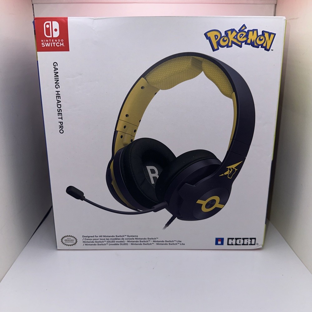 Hori Pokémon Gaming Headset Pro For Nintendo Switch