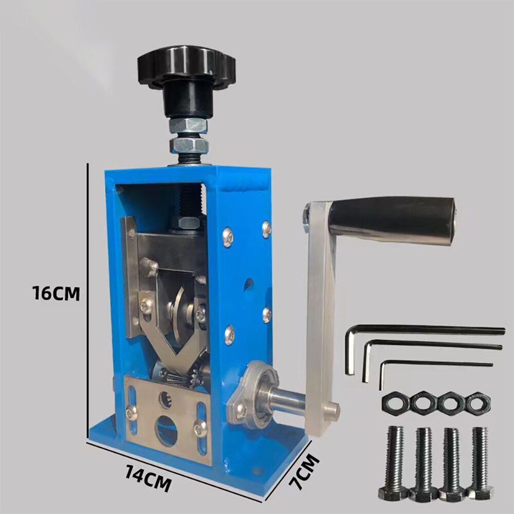 Manual Waste Wire Stripping Machine Wire Peeling Machine For Diameter 1-20MM