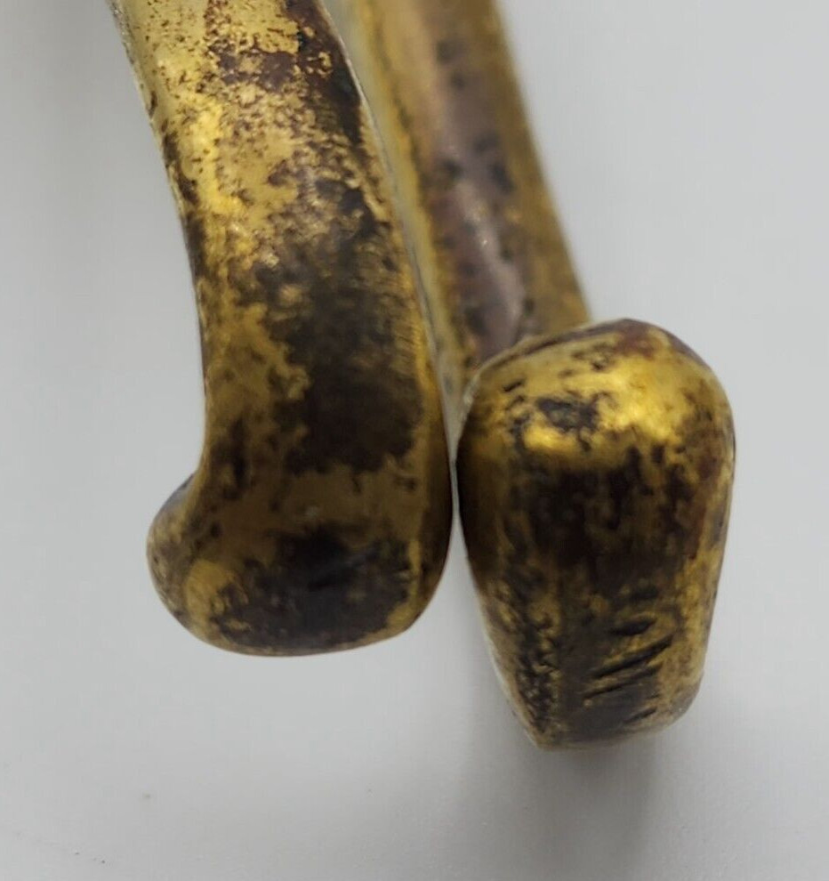 Brass Jester's Head Nutcracker 7" Long