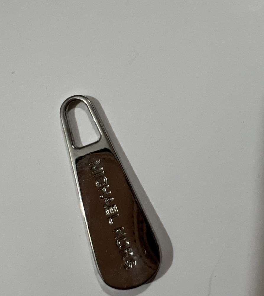 MICHAEL KORS Replacement Silver Tone Zipper Pull Hardware