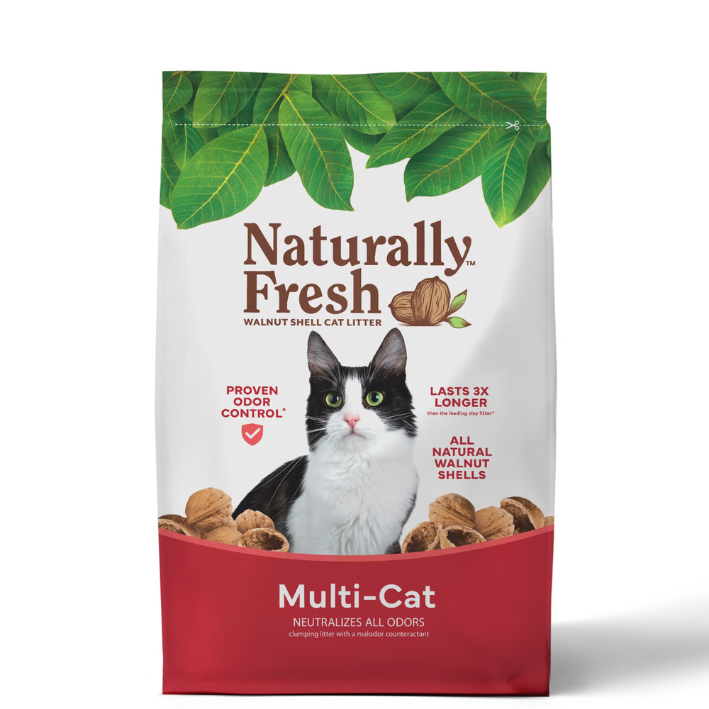 Naturally Fresh Multi-Cat Eco-Friendly Walnut Shell Cat Litter, 26 lb.
