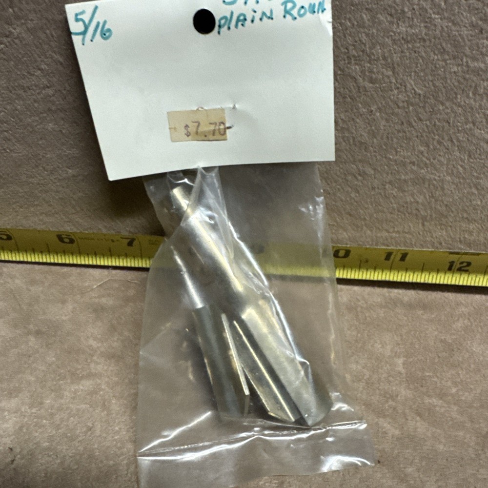 5/16 Ramrod Thimble Set Plain Round German Silver