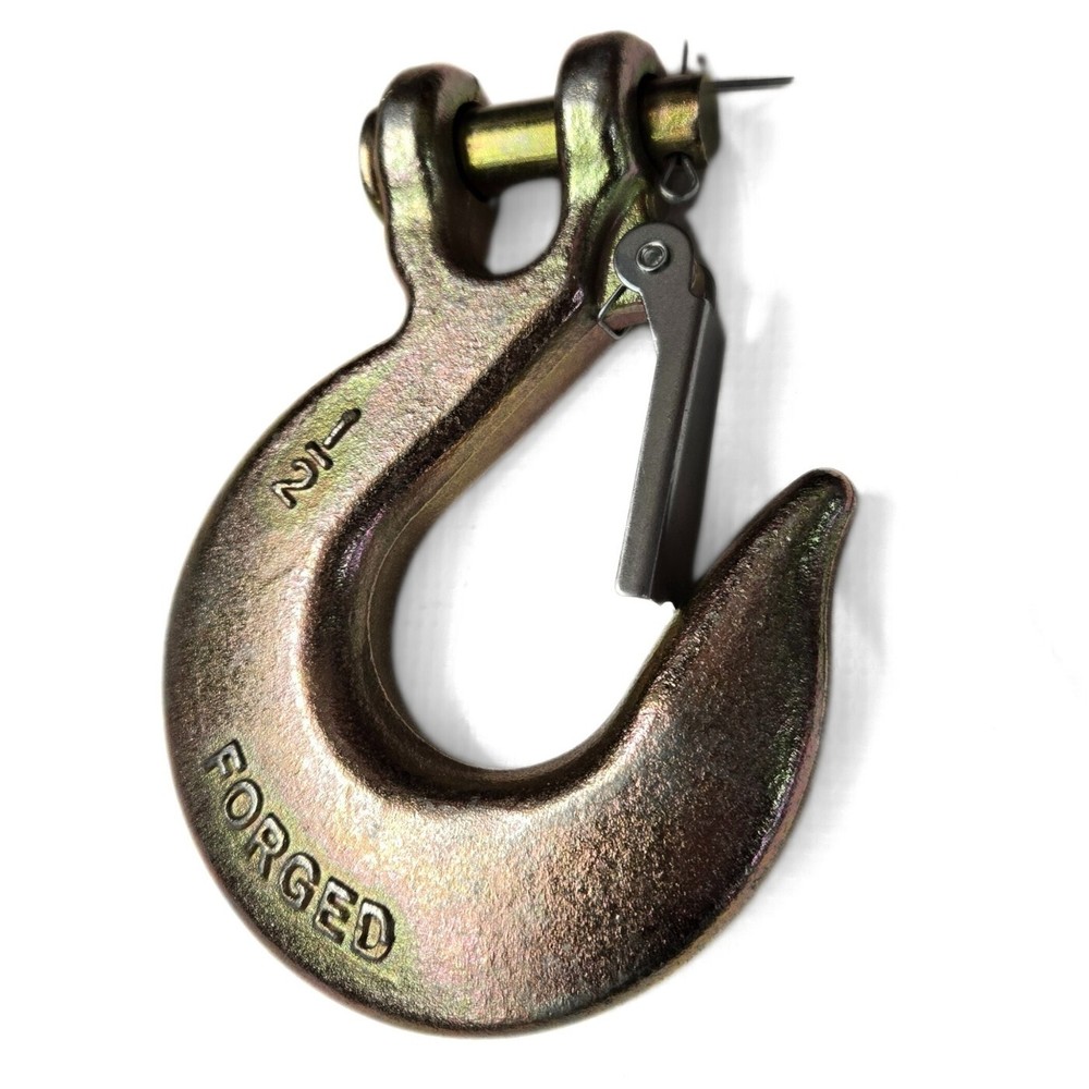 1/2 "Clevis Slip Hook w/ Latch - 10 Pack