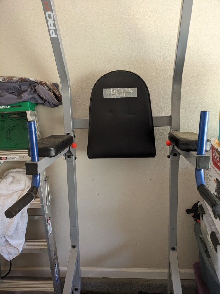 power tower pull up bar dip station