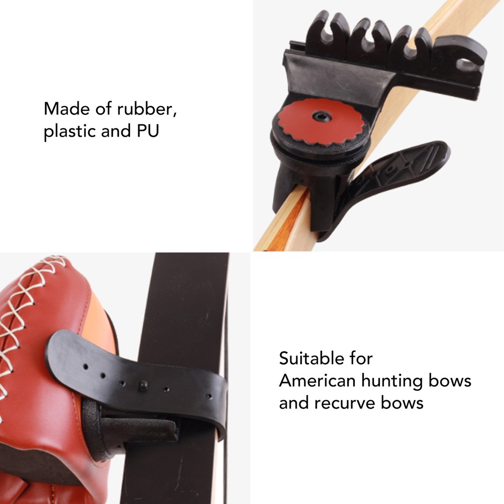 Archery Quiver Compound Bow Quiver for Hunting with Quick Release Brown