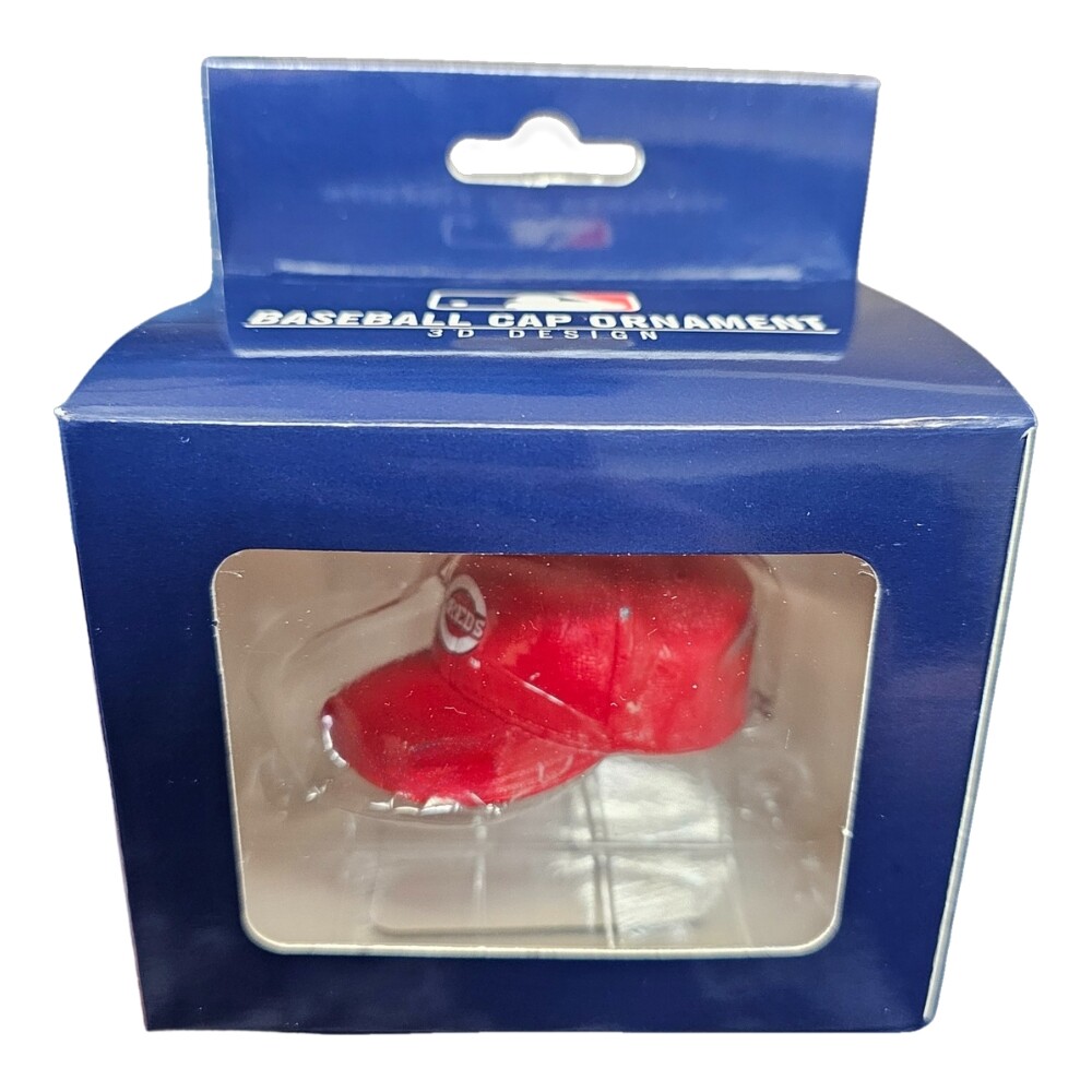 Cincinnati Reds Team Baseball Cap Christmas Tree Ornament