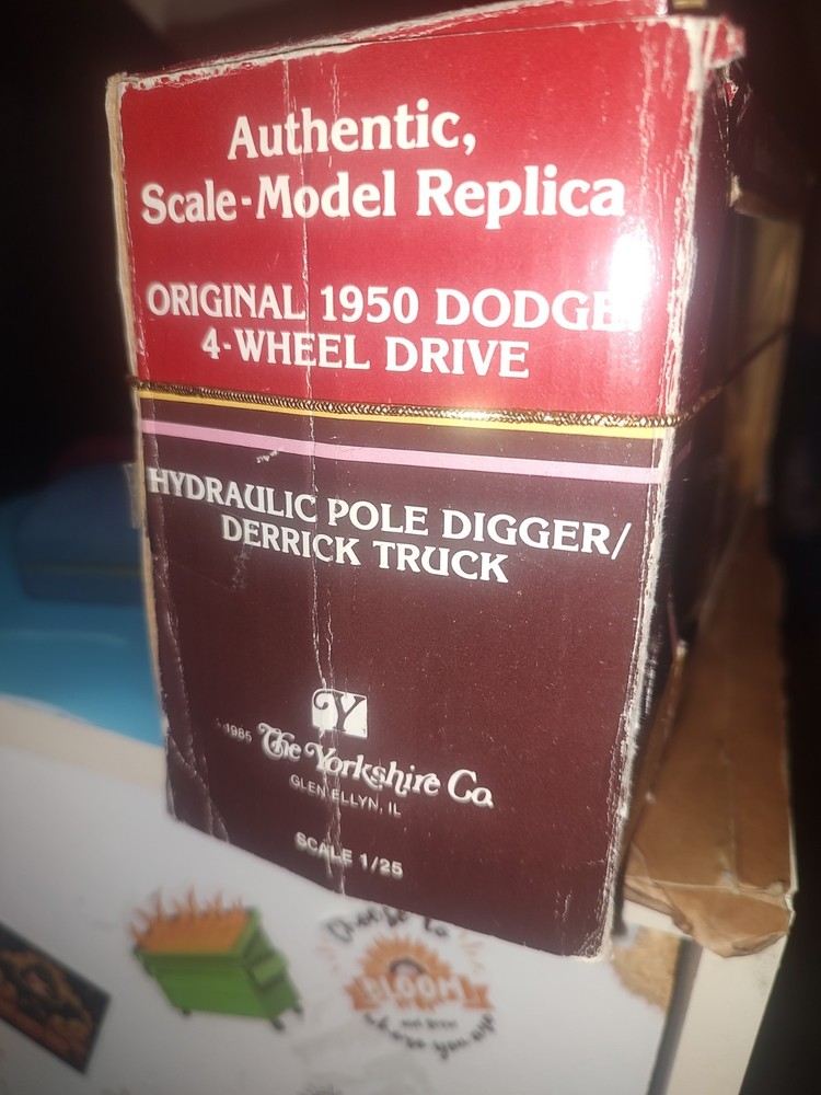 Original 1959 Dodge 4 Wheel Pole Digger/ Box Incl.