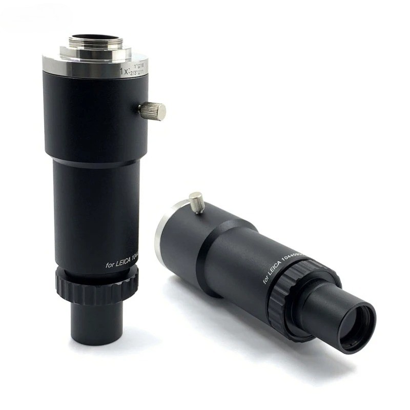 1X Microscope Adapter Trinocular Camera CCD Interface Adaptor f Leica Microscope