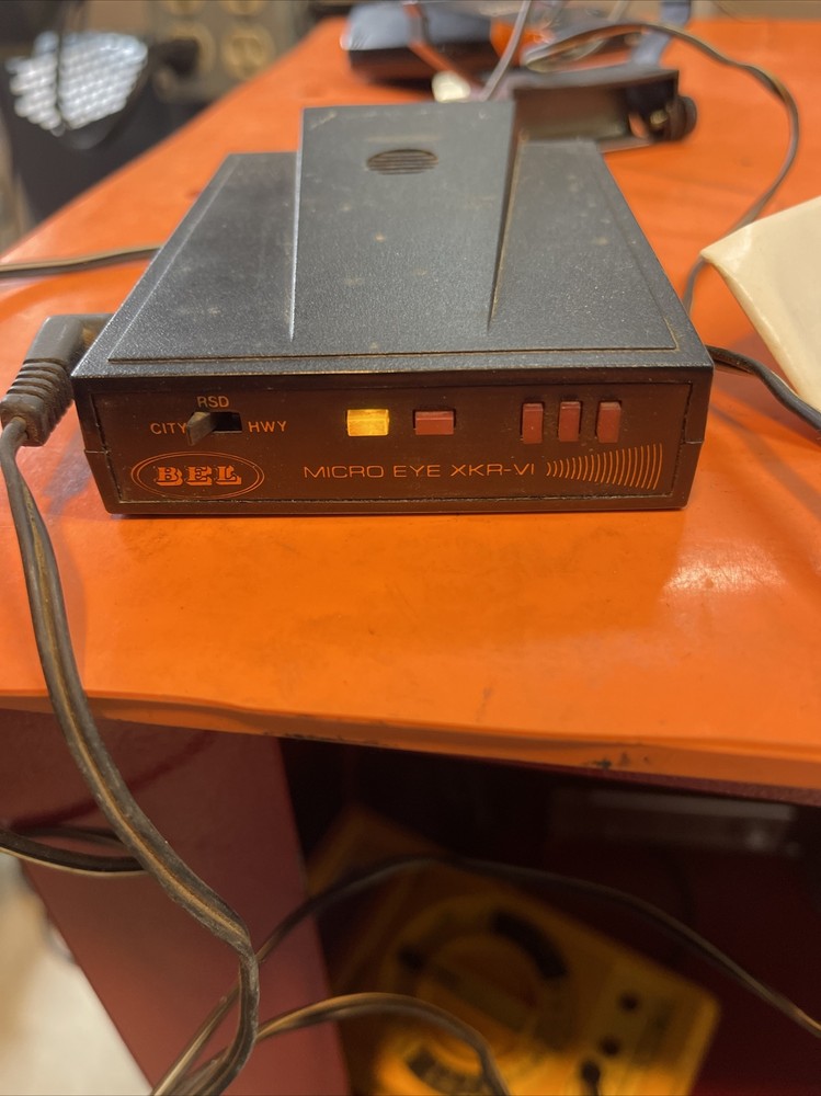 Beltronics BEL Micro Eye XKR-VI & Cobra Stealth Radar Detector Untested