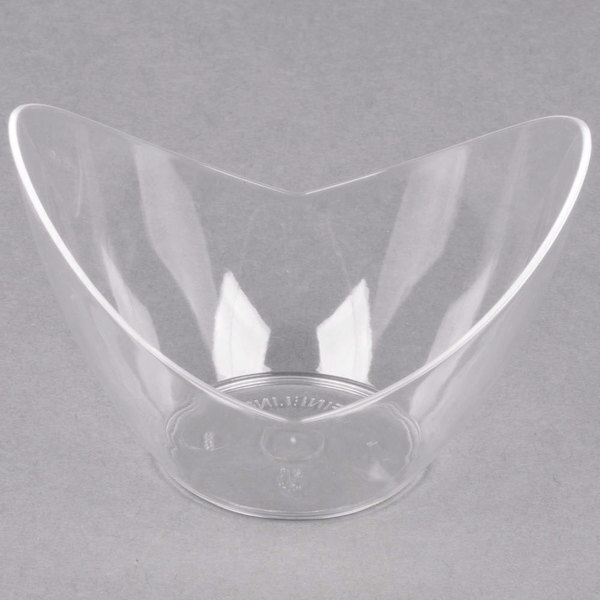 Fineline Settings 6302-CL, 3.5x2.6-Inch Clear Plastic Tiny Tureens, 240/CS