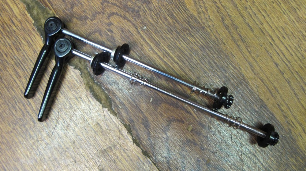 NEW PRIME QUICK RELEASE WHEEL SKEWER SET- BLACK