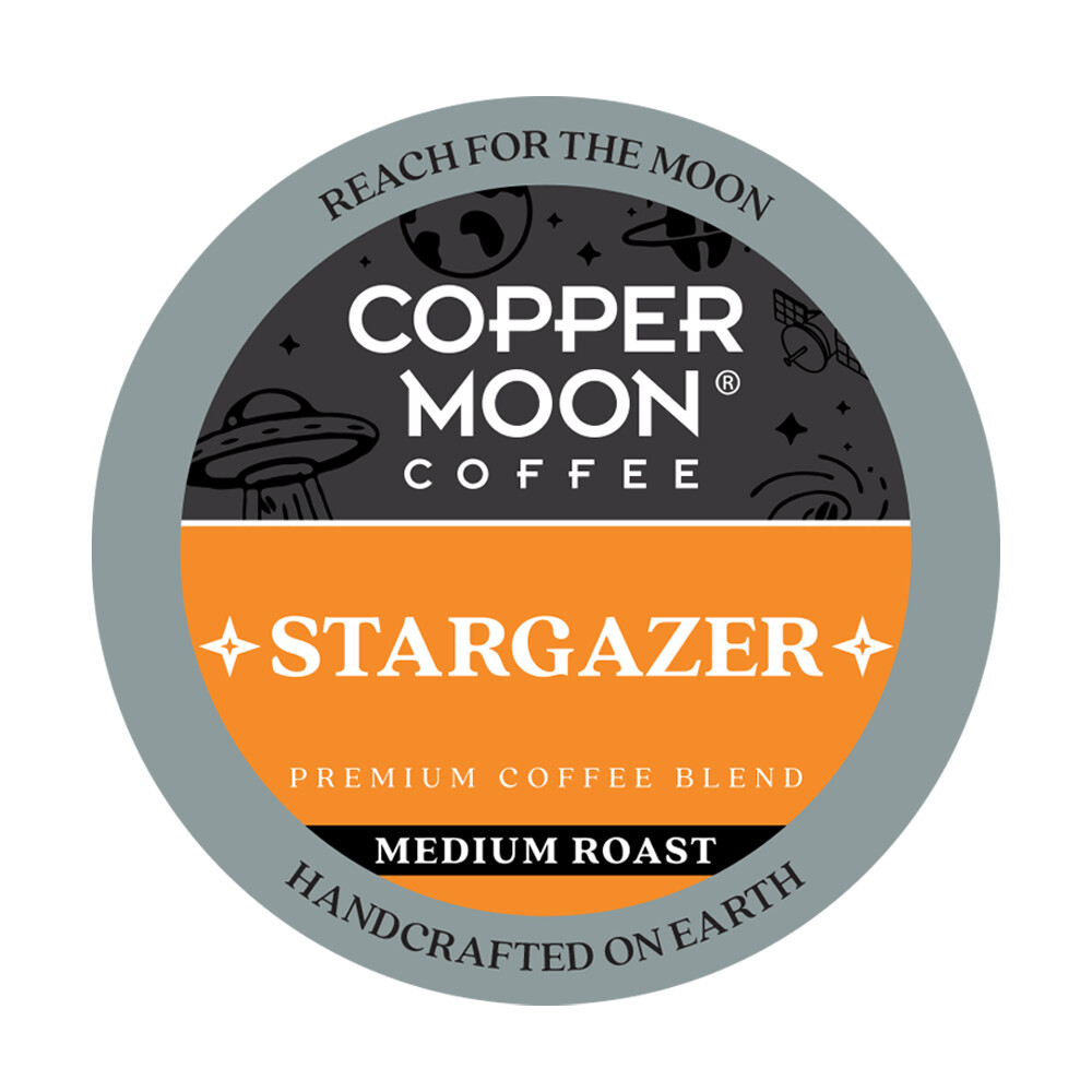 COPPER MOON COFFEE K CUPS, STARGAZER BLEND, 72 COUNT