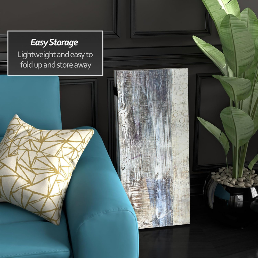 3ft Double-Sided Winter Woods Folding Screen - 6 Panel Room Divider