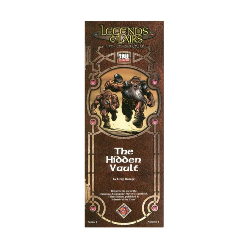 FFG d20 RPG Hidden Vault VG+