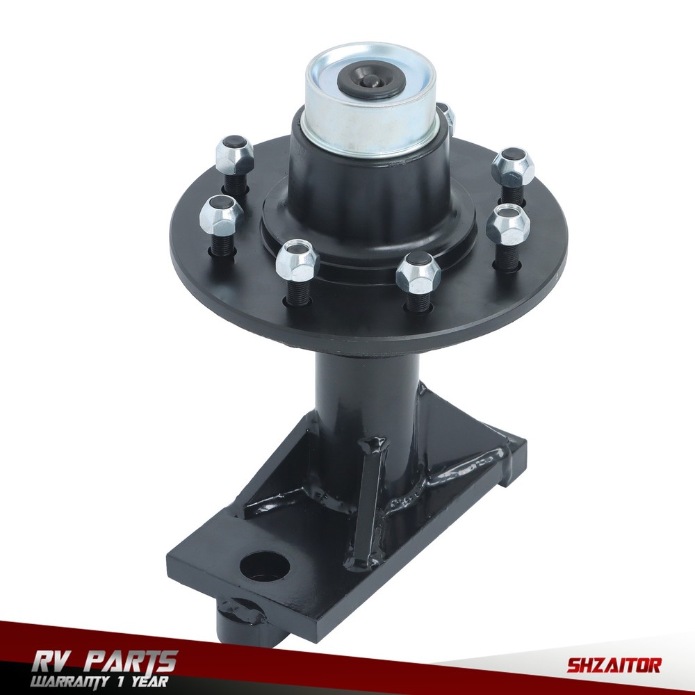 8x6.5 Bolt-On Spindle Kit for Shipping Container Wheels (No Handle)