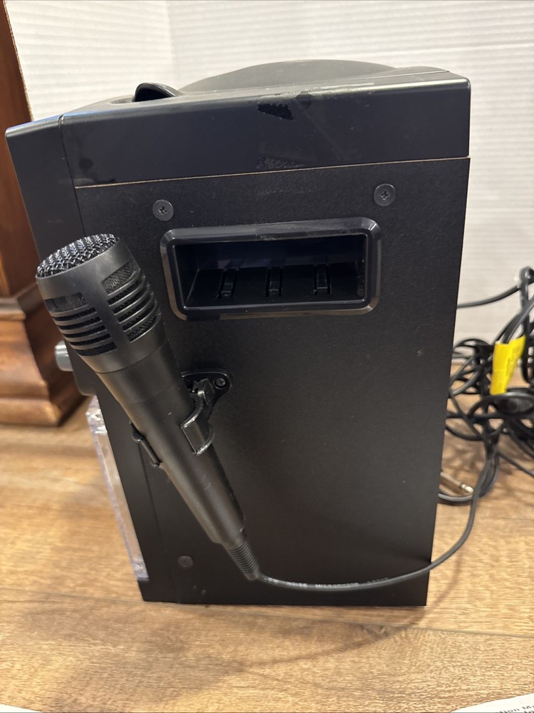 The Singing Machine SML385UBK Bluetooth Karaoke System - Black