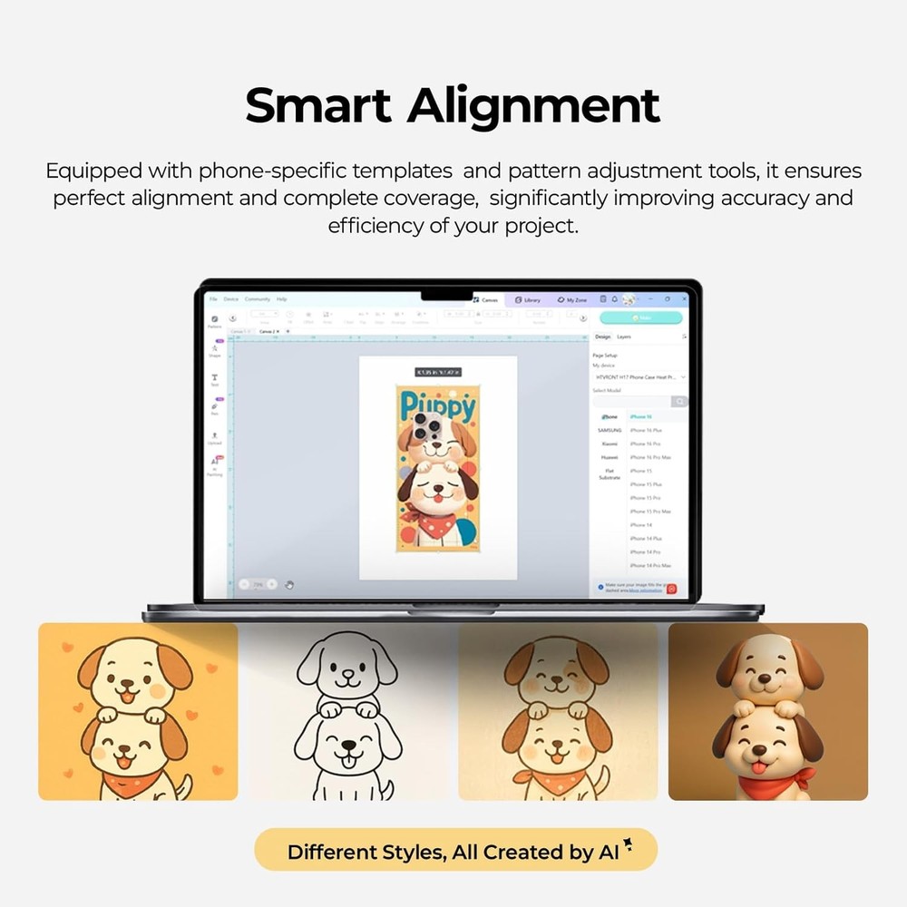 Phone Cases Heat Press for Iphone & Android 3D Vacuum Heat Press IS Software