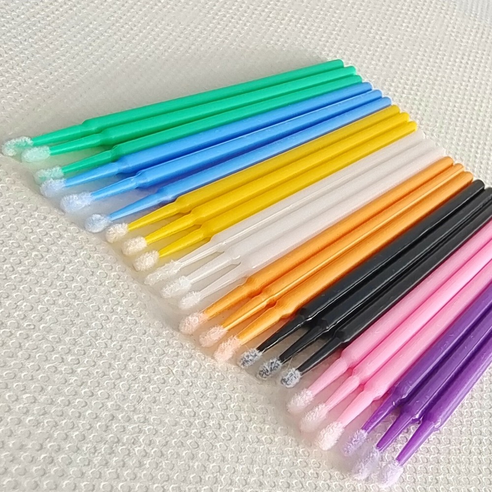 100Pcs Dental Microbrush Micro Brush Applicator Tips S/M/L Applicator Dispenser