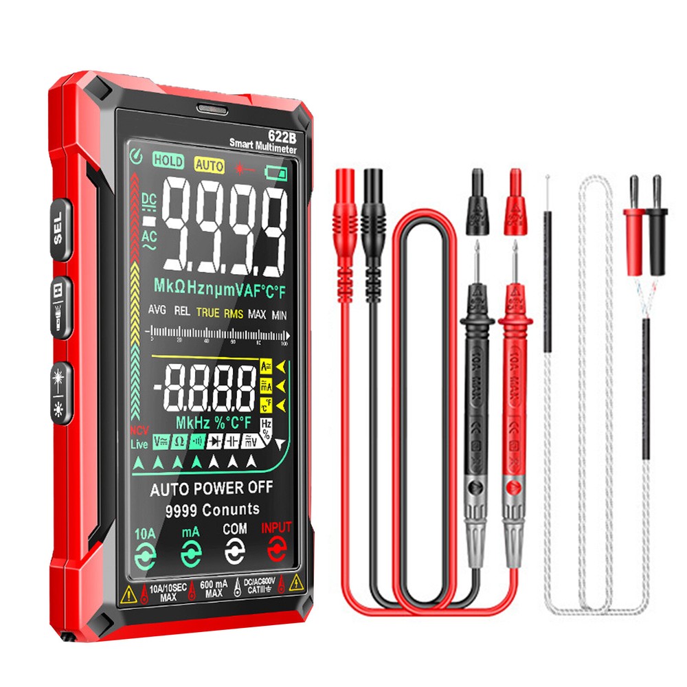 ANENG 622B Digital Touch Multimeter Auto Range True RMS AC DC Volt Current Meter
