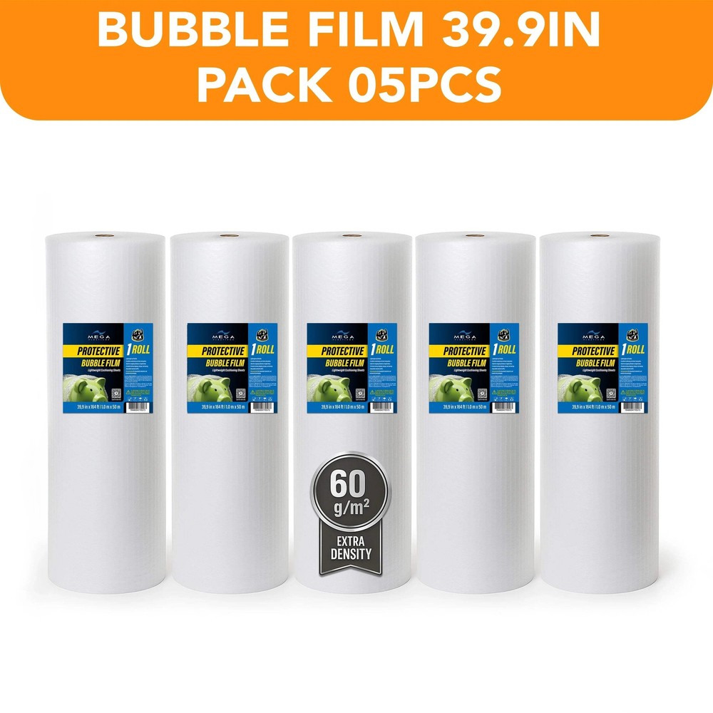 Protective Bubble Film Roll – 39,9 in x 164ft - PACK 05