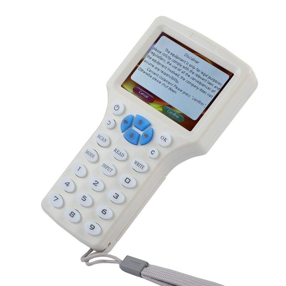 Bewinner 9 Frequency Handheld RFID Copier ID IC Reader Writer Duplicator Mult...