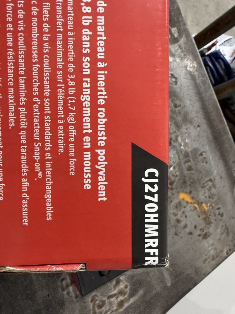 Snap-on Slide Hammer CJ270HMRFR