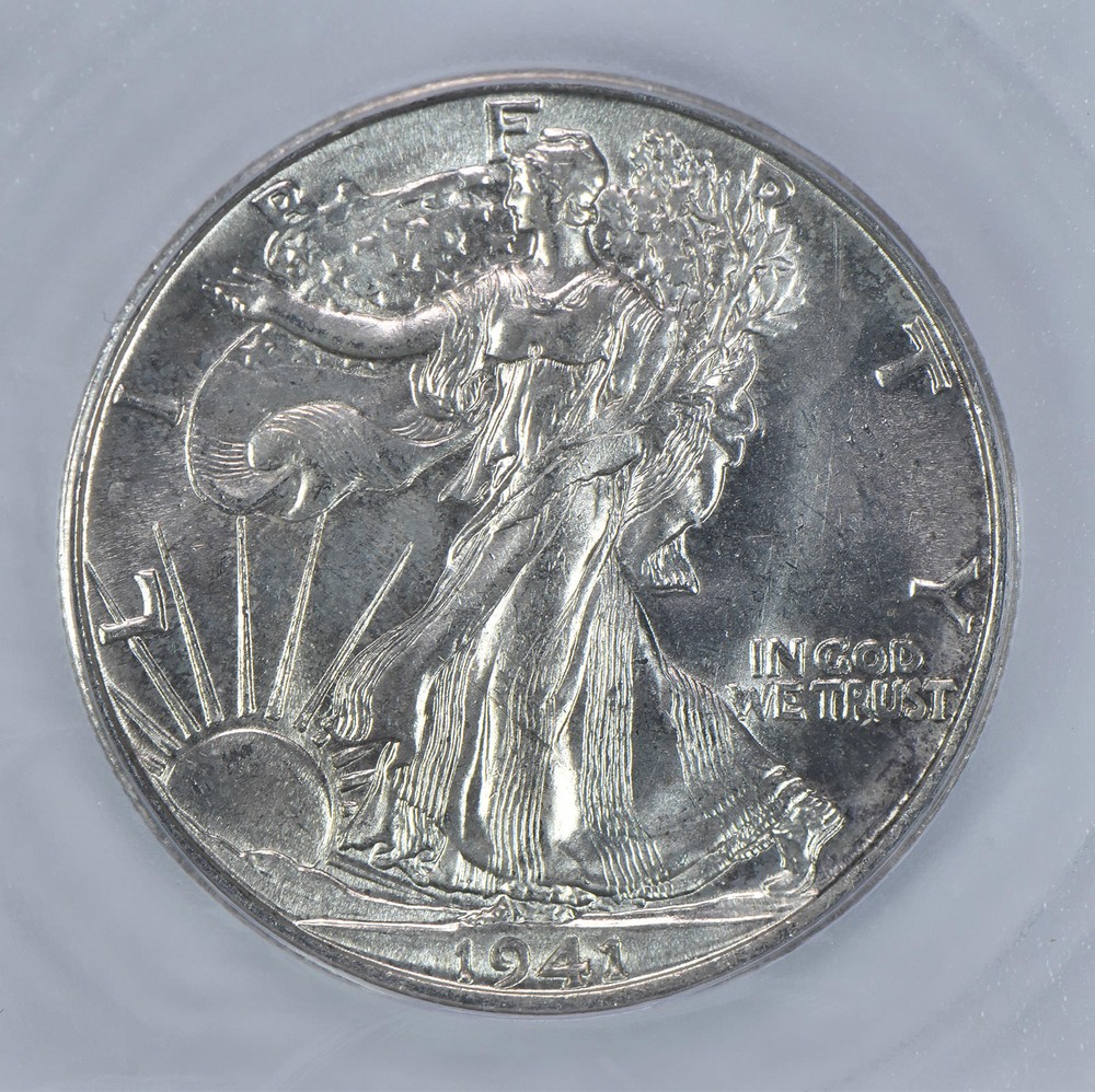 1941-S Walking Liberty Half Dollar MS63 ICG