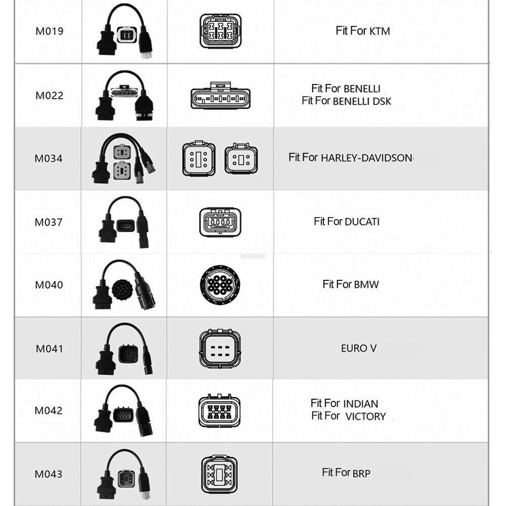 ANCEL MT700 OBD2 Scanner All System Code Reader Motorcycle Diagnostic Tool ABS