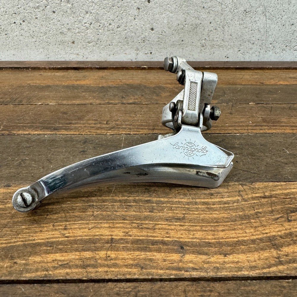 Vintage Campagnolo C Script Front Derailleur Bottom Pull 28.6 mm Clamp Script