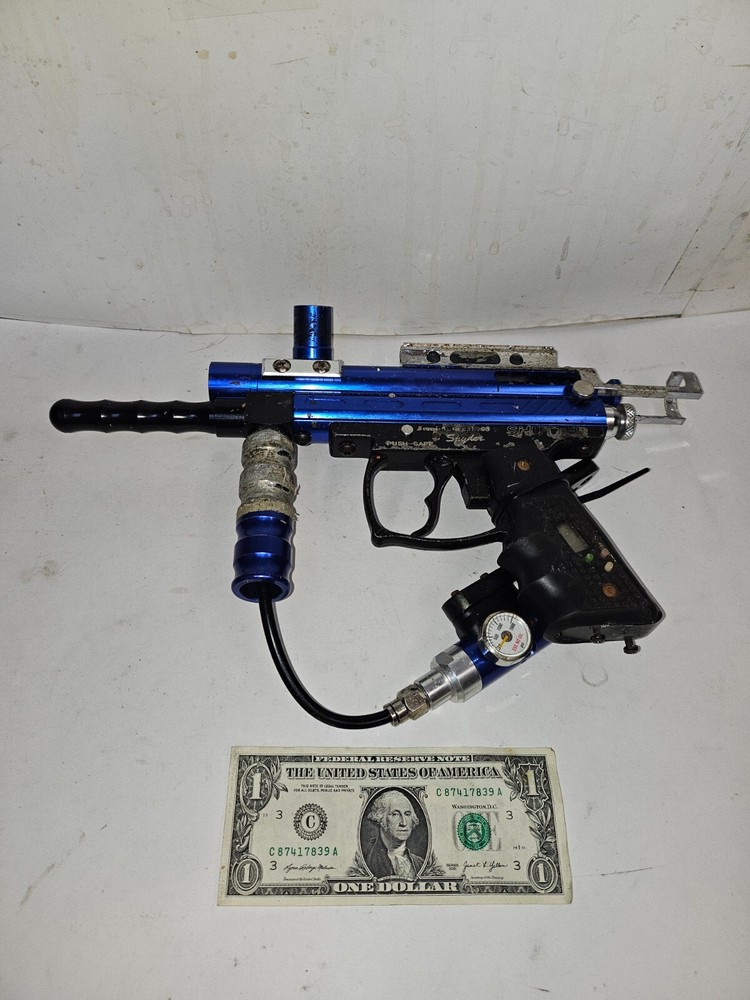Dye Spyder Paintball Java Edition Semi-Auto .68 Cal Shutter  - BLUE