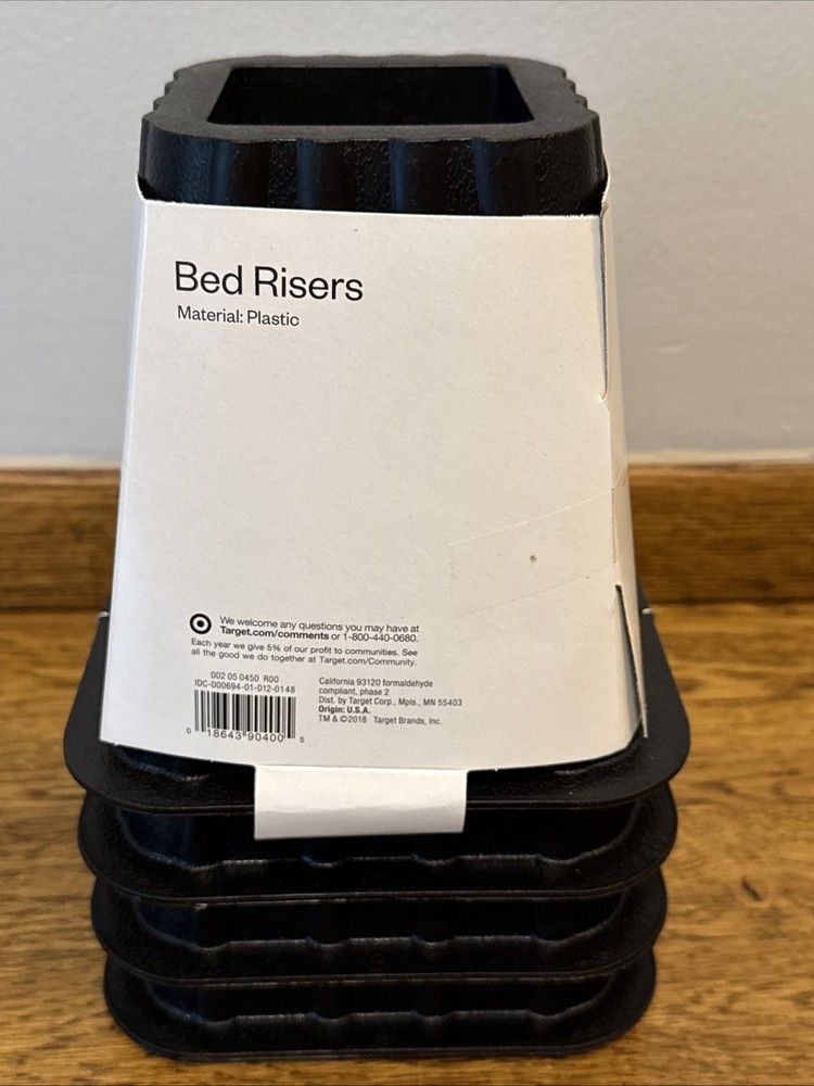Room Essentials Bed Risers 4 pack