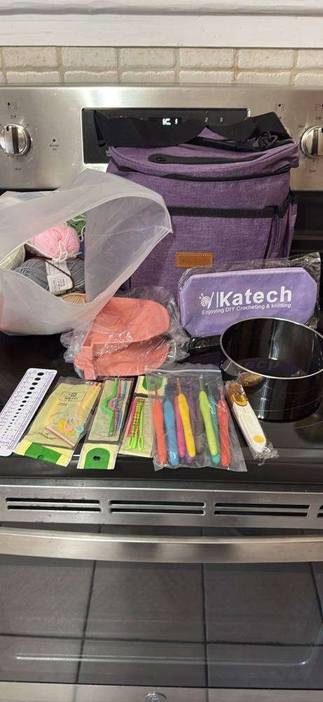 Knitting Bag Crochet Bag
