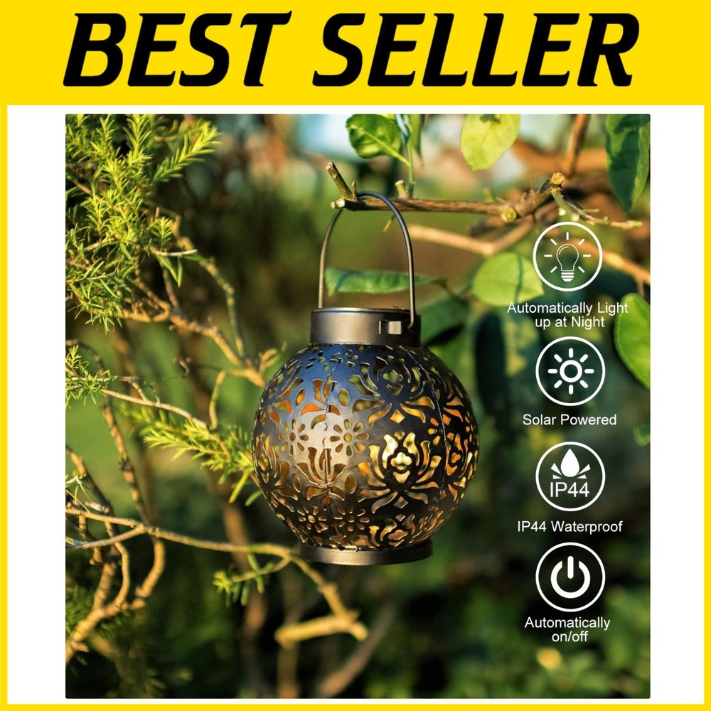 Solar Hanging Lantern Lights, 2 Pack