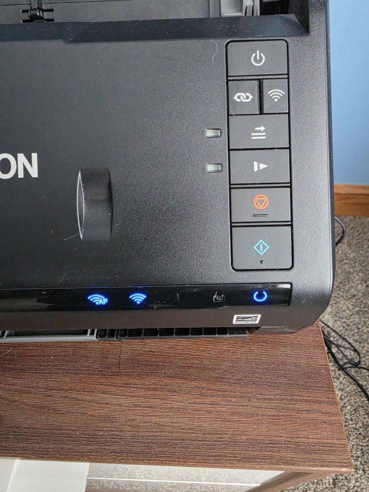 Epson WorkForce ES-500W II Wireless Duplex Desktop Document Scanner - Black