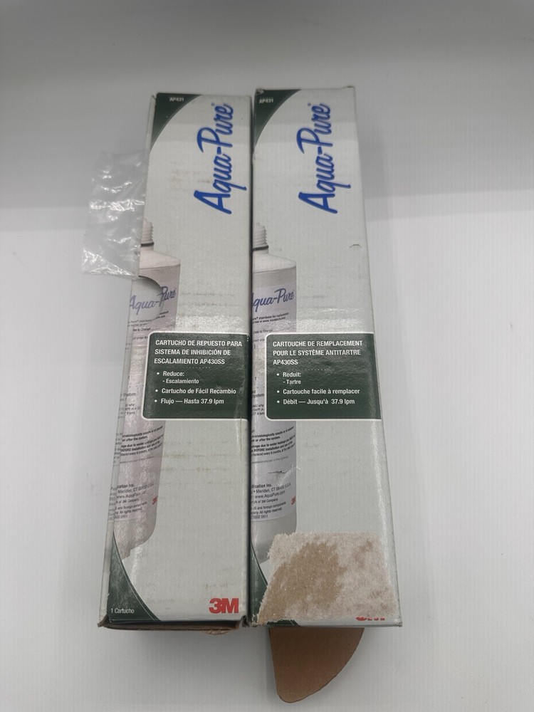 QTY 2 Genuine 3M Aqua-Pure Scale Inhibition System AP430SS Replacement Cartridge