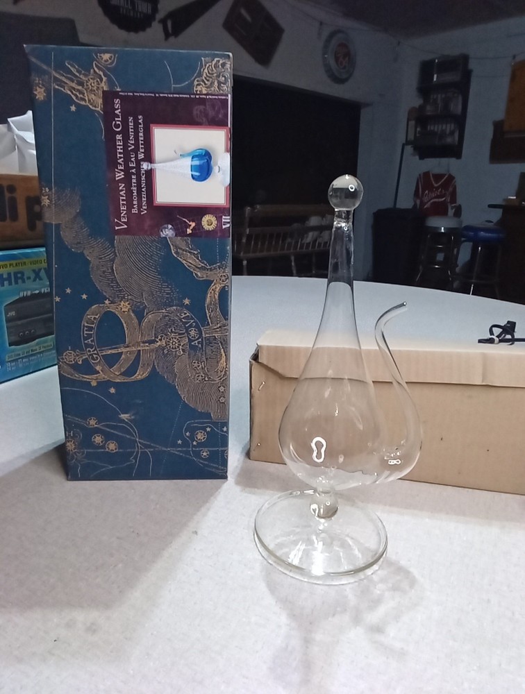 AUTHENTIC MODELS Venetian Weather Glass Barometer A Eau In Box VG