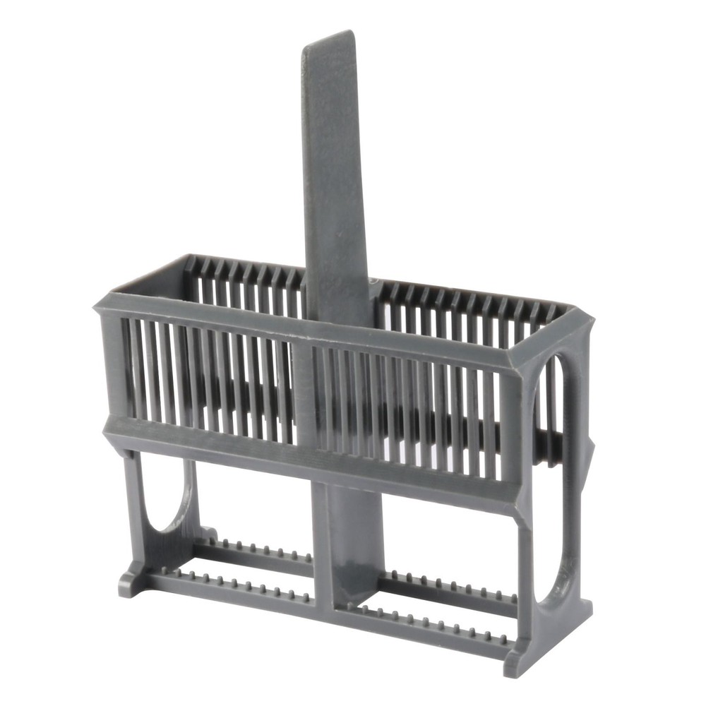 Microscope Slides Rack 24 Positions Polypropylene Staining Rack Gray