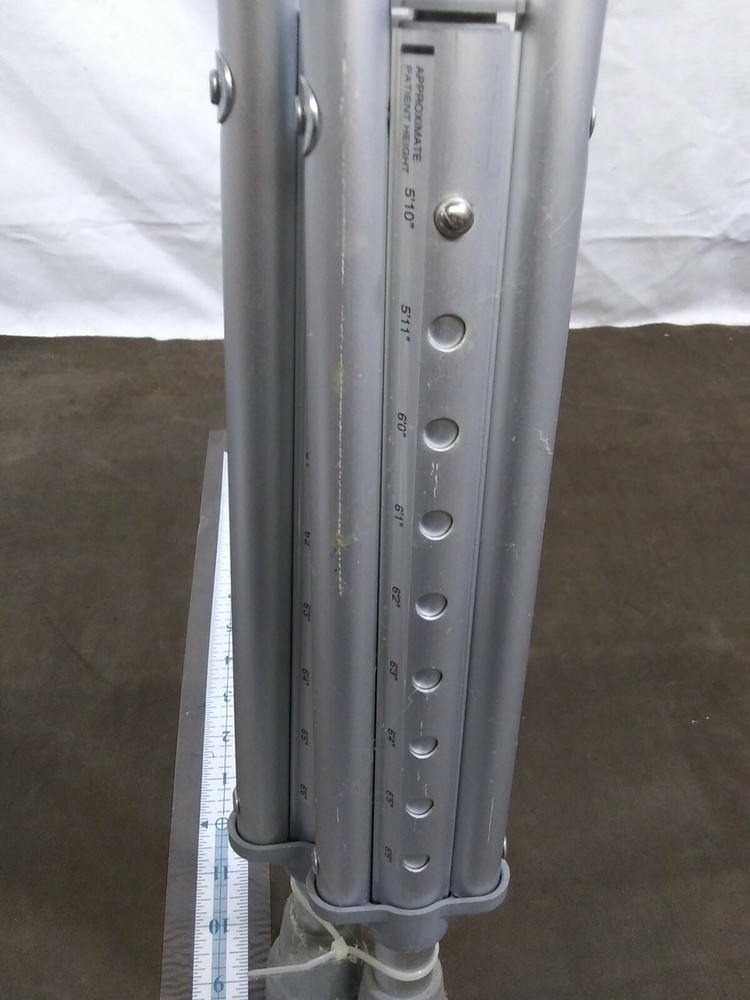 Carex Push Button Aluminum Crutch, Tall. New