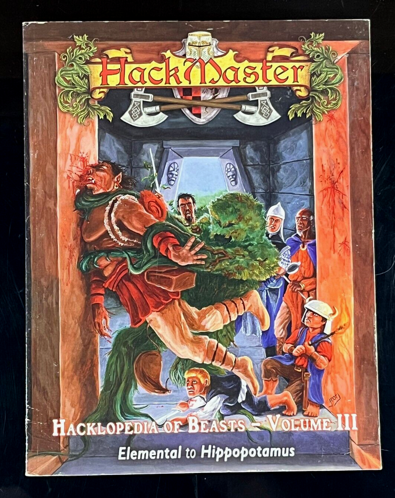 Dungeons Dragons HACKMASTER Player's Handbook Hacklopedia Kenzer Lot Hack Master
